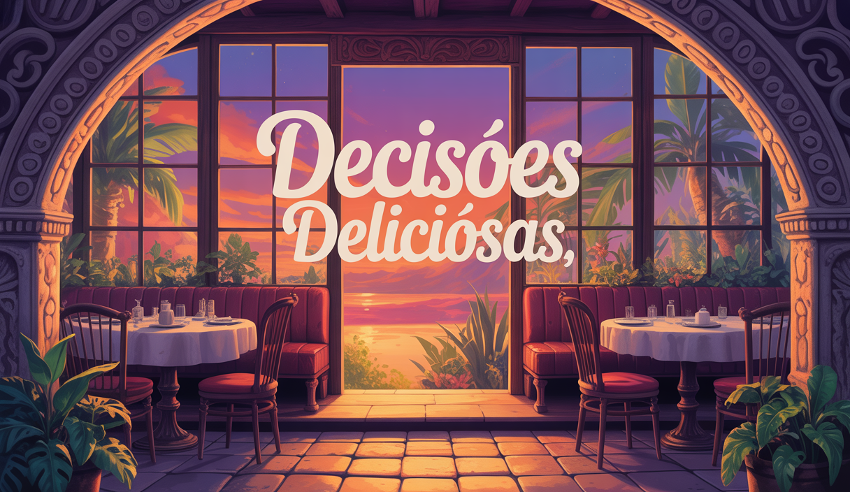 Splash screen do jogo Decisões Deliciosas